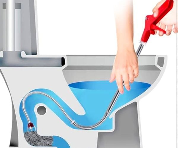 Cách thông bồn cầu bị tắc vật cứng hiệu quả, tiết kiệm thời gian – Thế Giới Vòi Nước