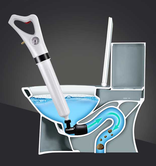 Dụng cụ thông tắc cống, bồn cầu bằng khí nén Pro55-2