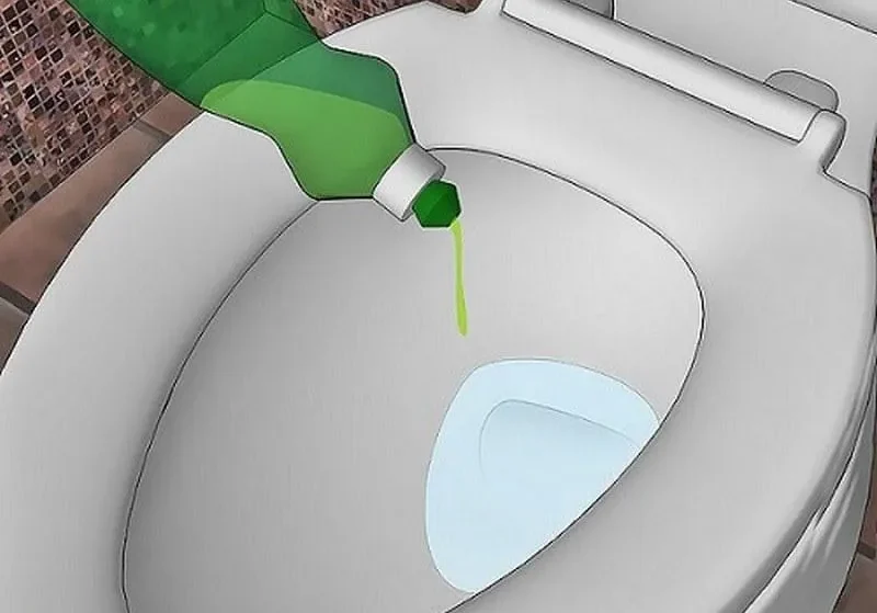 Cách thông bồn cầu bằng nước rửa chén hiệu quả chỉ sau 3 phút - XANHSAIGON